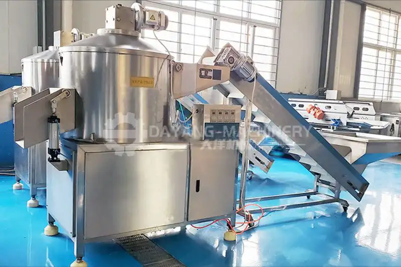 Máquina peladora lavadora de verduras