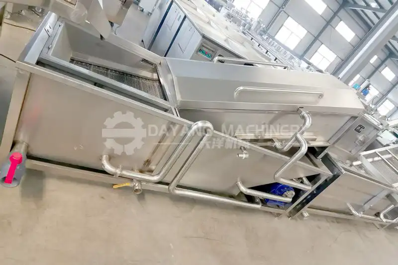 Máquina limpiadora de verduras de alta presión