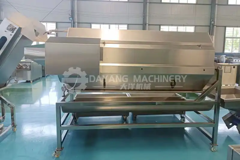Máquina peladora limpiadora de tambor