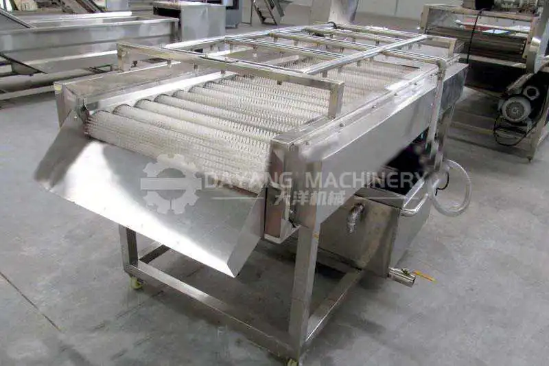 Máquina limpiadora de rodillos de cepillos vegetales