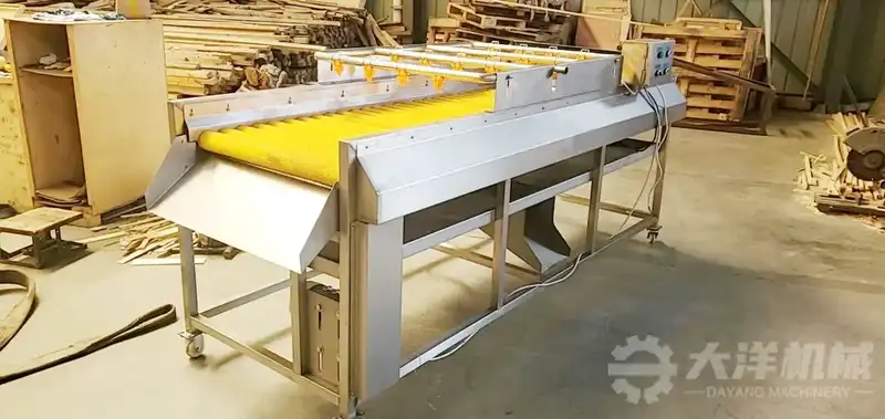 máquina limpiadora y peladora de rodillos de cepillos