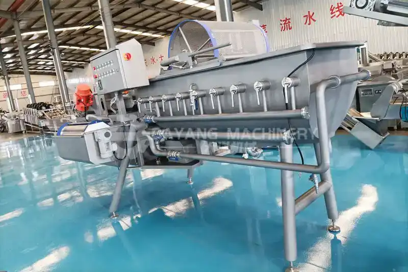 Máquina limpiadora de verduras de vórtice