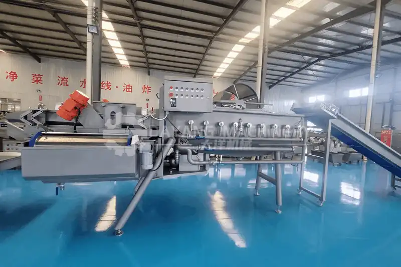 Máquina limpiadora de verduras de vórtice