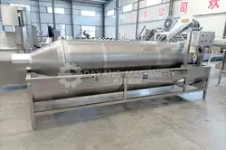 Máquina limpiadora de verduras de tambor
