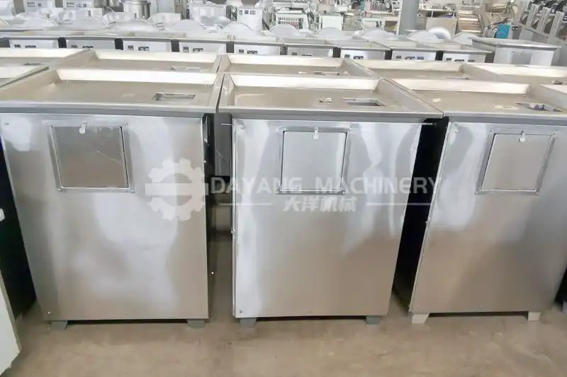 Máquina cortadora de tiras de rodajas