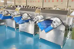 Máquina cortadora de frutas y verduras por la mitad
