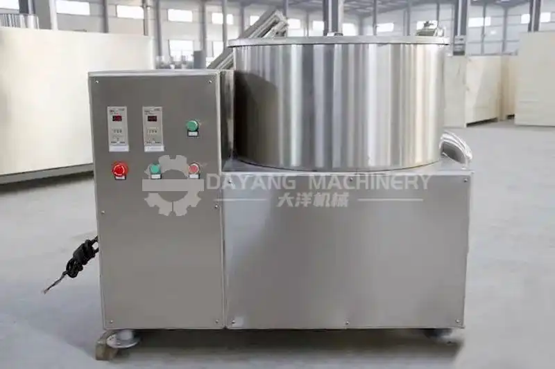 Máquina desaceitadora de patatas fritas