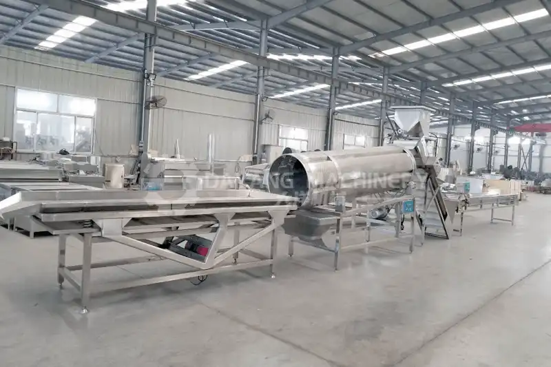 Máquina saborizadora de tambor rotativo