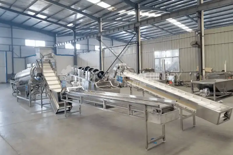 Máquina saborizadora de tambor rotativo