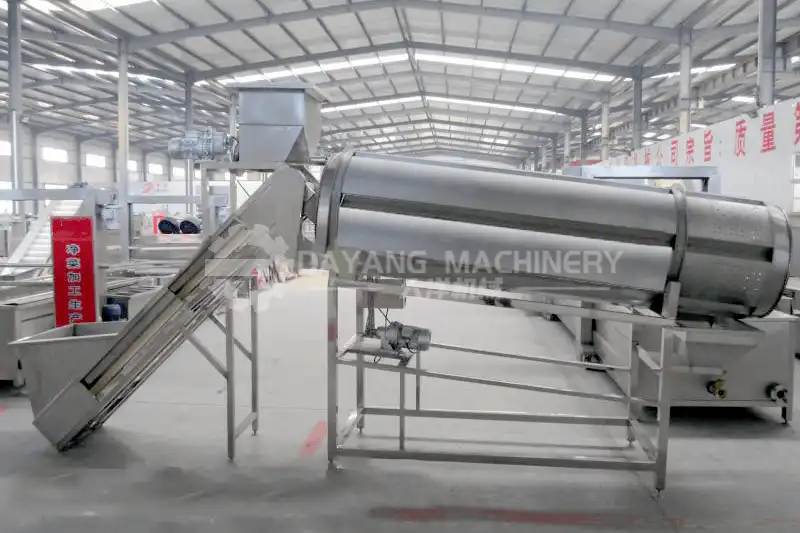 Máquina saborizadora de tambor rotativo